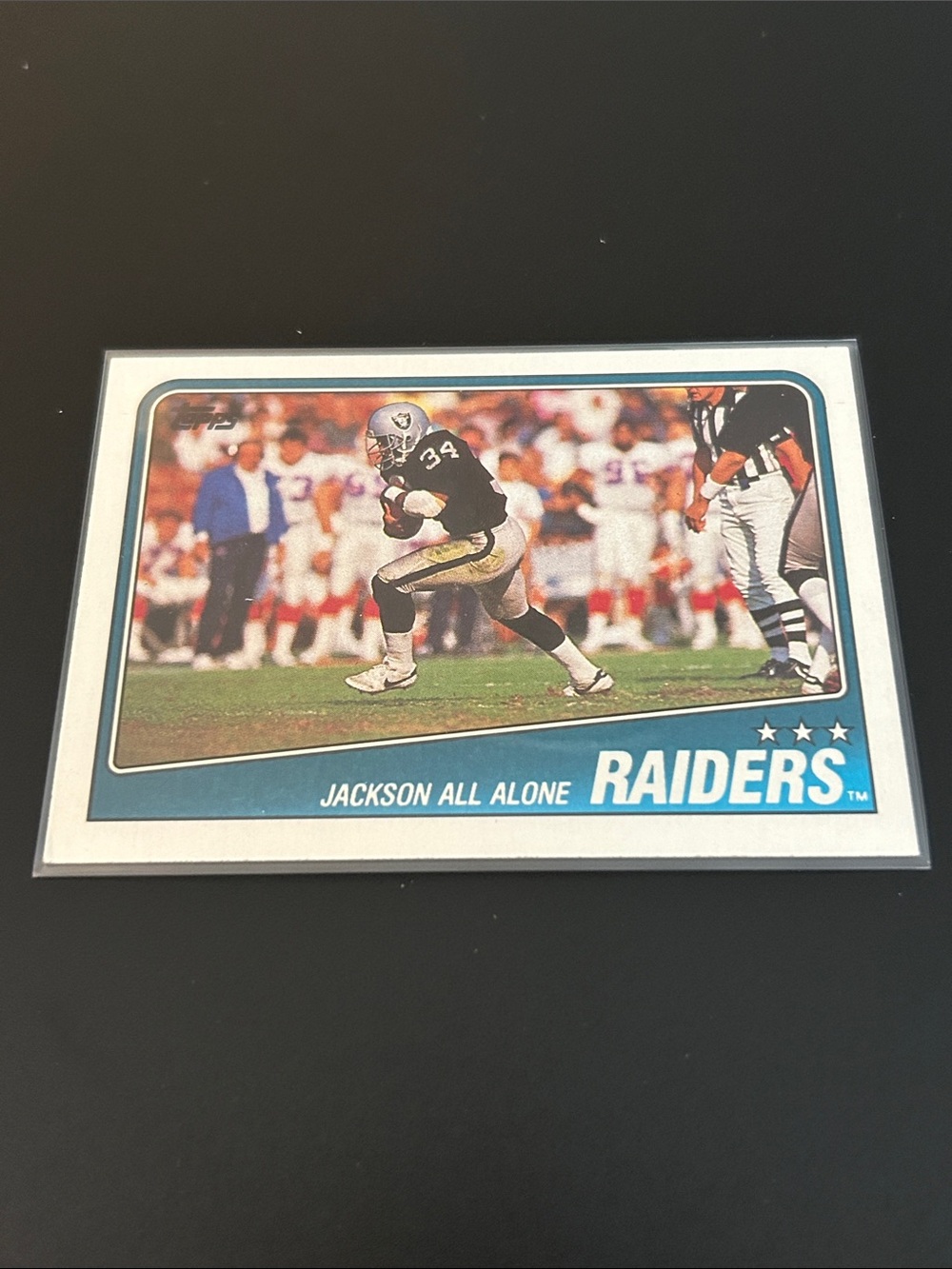 Oakland Raiders Bo Jackson Football Card